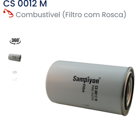 Filtro Combustível CS0012M - SAMPIYON