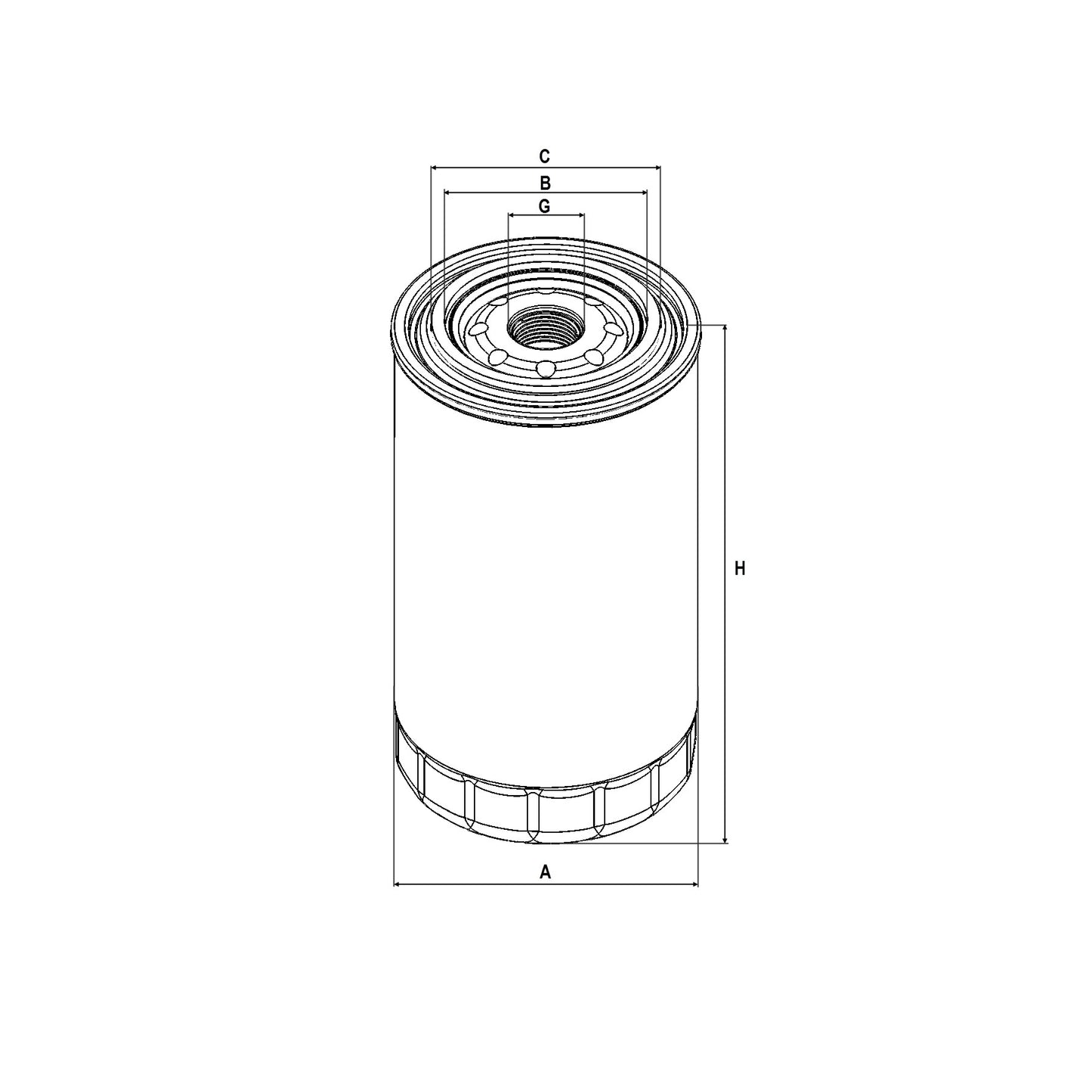 Filtro Combustível CS0107MMB - SAMPIYON