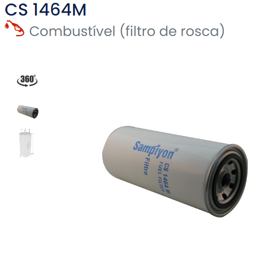 Filtro combustível CS1464M - SAMPIYON