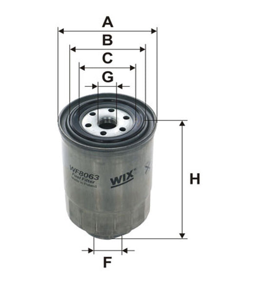 Filtro de Combustível WF8063 - WIX